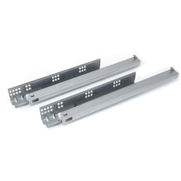 Emuca Botellero lateral extraíble Supra con cierre suave, módulo 150mm, Acero, Pintado aluminio