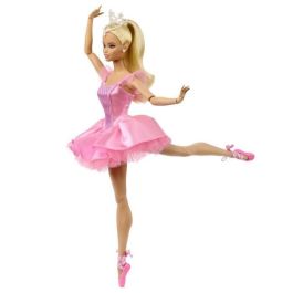 Barbie JBJ09 Muñeca Bailarina Estrella Rosa 31cm para Niñas +6 Años