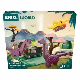 BRIO 7312350360943 Circuito de Aventuras Dinosaurios para Niños de 3+ Años