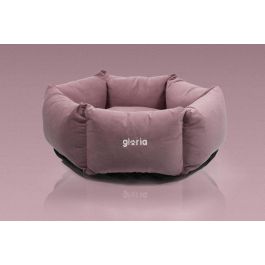 Cama para Perro Gloria Hondarribia Rosa 75 x 75 cm Hexagonal