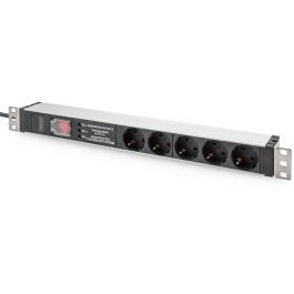 Digitus Regleta de Enchufes PDU 1U Aluminio, 5 Tomas Schuko, Interruptor, Protección Sobrecarga, Filtro de Red, 16A 230V Precio: 53.58999976. SKU: B1B7JWF4XW