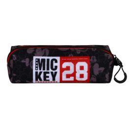 Disney Mickey Mouse Estuche Portatodo Cuadrado FAN 2.2 Year, Negro, Ripstop, Resistente a Líquidos