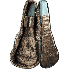 EKO Guitarra Acústica Travel Marco Polo Folk Electroacústica con Funda - Caoba Maciza con Electrónica Fishman