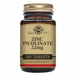 Solgar Picolinato de Zinc 22 mg, 100 Comprimidos. Suplemento Vegano para Piel, Cabello, Uñas y Protección Antioxidante. Precio: 15.4999999. SKU: B1B2Q59S8S
