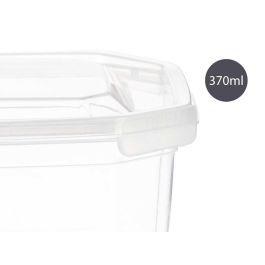 Fiambrera Plastico Rectangular 370Ml Leknes 10X5CM (24 Unidades) Fiambrera Plastico Rectangular 370Ml Leknes 10X5CM (24 Unidades)