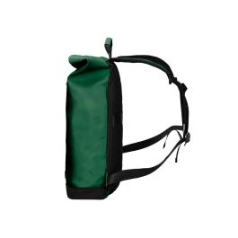 Cartera Antartik Mochila Waterproof Enrollable Diseño Casual Color Verde Militar 480x130x280 mm