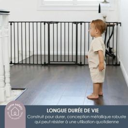 Dreambaby Discovery 3 Adapta Barrera de seguridad infantil extensible, de 74,5 cm a 1,95 m, robusta y fácil de instalar, Blanco Dreambaby Discovery 3 Adapta Barrera de seguridad infantil extensible, de 74,5 cm a 1,95 m, robusta y fácil de instalar, Blanco