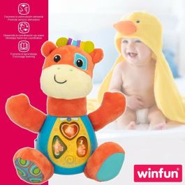 Peluche con Sonido Winfun Jirafa 18 x 19 x 8,5 cm (6 Unidades)