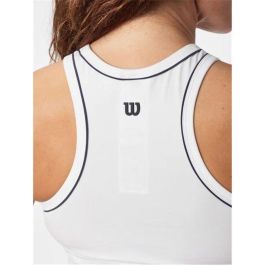 Camiseta para Mujer sin Mangas Wilson Team Tank Blanco Pádel XL