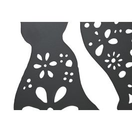 DKD Home Decor Decoración Pared Shabby Gatos Luna Metal Negro 40x40 cm Pack 4 Unidades DKD Home Decor Decoración Pared Shabby Gatos Luna Metal Negro 40x40 cm Pack 4 Unidades
