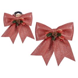 Lazo Decorado Rosa 30 X 33 Cm Krist+ (18 Unidades) Precio: 74.99000047. SKU: B19FY8NNDA