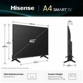 Smart TV Hisense 40A4Q 40 Full HD DLED 40"