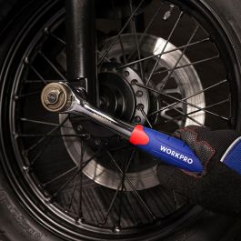 Workpro Carraca 3/8" double drive azul/rojo