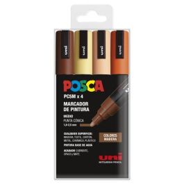 POSCA Marcador Pc-5M-4C No Permanente 1.8 mm-2.5 mm, Colores Surtidos, Estuche 4 Unidades Precio: 10.69000031. SKU: B16GJCC67G