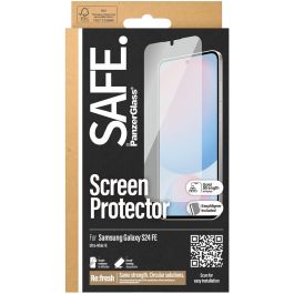 PanzerGlass SAFE Protector de Pantalla para Samsung Galaxy S24 FE Ultra-Wide Fit con EasyAligner