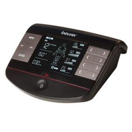 Beurer EM-89 Electroestimulador Digital con Función de Calor y 8 Electrodos para Regeneración Muscular y Relajación