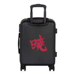 Naruto Maleta de Cabina ABS 4 Ruedas Clouds, Negro, 20x38x55 cm, 27L
