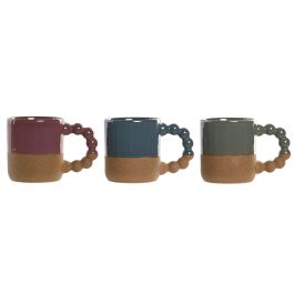 DKD Home Decor Taza Mug Scandi de Gres Esmaltado Rosa Verde 330ml Apto Microondas Lavavajillas 8x9x13 cm (12 Unidades) Precio: 28.49999999. SKU: B18BBC7PWE