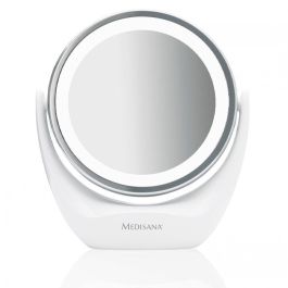MEDISANA ESPEJO COSMÉTICO DE MESA - Espejo amplificador con iluminación LED, 10X aumento, con base estable Precio: 21.49999995. SKU: B199J3Q6F2