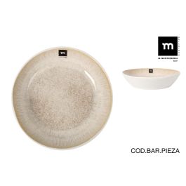 La Mediterranea Plato Hondo Calobra Crema 22 x 47 cm (18 Unidades) Precio: 53.95000017. SKU: B1E3FFDW4M