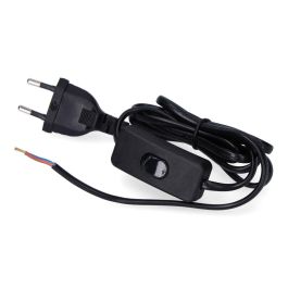 Edm Conexión con interruptor 3A 1,5m manguera plana negra 2x0,75mm Precio: 2.59000016. SKU: B1532GD6A8