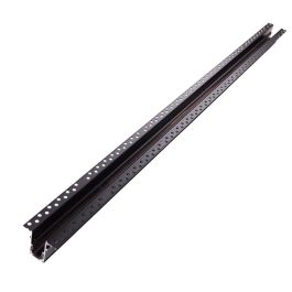 Carril Magnético Empotrado Negro de 20mm de Ancho, 1 Metro de Longitud