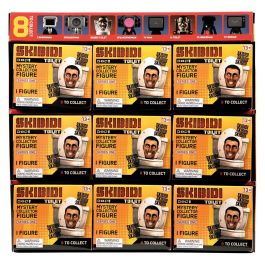 Toy Partner 1310 Figuras Skibidi Toilet Mystery S1 Serie Coleccionable, Personajes Sorpresa Surtidos de Vídeos Virales, Edad +3 Años