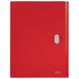 Leitz Carpeta Polipropileno Proyectos 38mm Cierre Broche Giratorio A4 Recycle Rojo 46230025