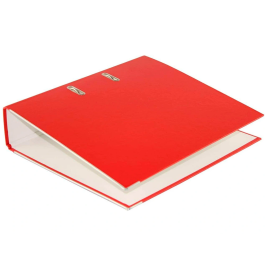Elba Archivador Palanca A4 Cartón Forrado PP Lomo Ancho Rado Rojo