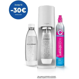 Sodastream Terra Máquina Carbonatadora Blanca Pack 2 Botellas LV + 1 Cilindro de Intercambio CQC Precio: 113.58999993. SKU: B19A8E8Y4H