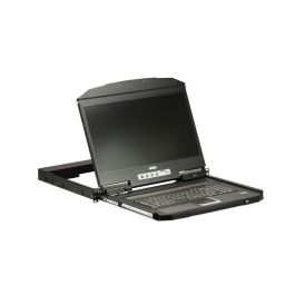 Aten CL3700 Consola LCD KVM 18.5" Full HD 1920x1080 LED, USB, HDMI, Teclado, Touchpad, Rack 19" Corta