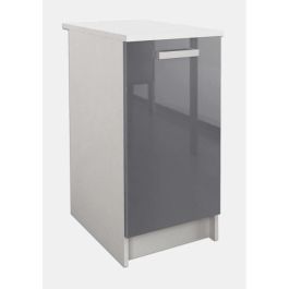 START Mueble bajo de cocina L 40 cm - Gris brillante Precio: 102.50000024. SKU: B19MDB458T