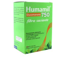 Humamil Cápsulas 750mg 90 u Salud Intestinal Control y Pérdida de Peso Glucomanano Precio: 22.4999995. SKU: S05105289