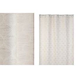 Cortina Tradicional DKD Home Decor Beige 260 x 260 x 140 cm