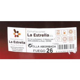 Olla Abombada con Tapa 26 cm - 10L Fuego La Estrella (2 Unidades) Olla Abombada con Tapa 26 cm - 10L Fuego La Estrella (2 Unidades)