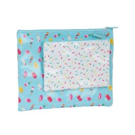 Safta Bolso de Verano Ice Cream Infantil | Edad 3 Años | Color Turquesa | Material Algodón