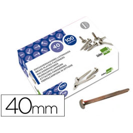 Liderpapel Encuadernadores Niquelados n.8 40 mm Caja de 100 Unidades Precio: 7.58999967. SKU: B13EEDCV5R