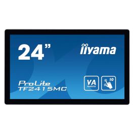 iiyama TF2415MC-B2 - Monitor táctil multitouch profesional de 23.8" (60.5 cm), Full HD 1920x1080, panel VA, HDMI, DisplayPort, USB, IP65
