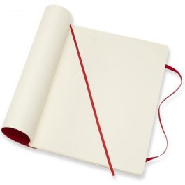 Moleskine Librera Clásica Tapa Blanda Rojo Escarlata XL 19x25cm Lisa 192 Páginas QP623F2