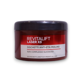 L'Oreal Paris, Revitalift Laser X3, Ácido glicólico, Antienvejecimiento, Pads peel-off, 30 pzs Precio: 22.49999961. SKU: B128X42DFW