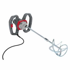 Powerplus POWE80070 Mezclador de Concreto y Pintura 1200W, Agitador 120mm x 590mm, Control Velocidad Electrónico 0-700 rpm, Caja Engranajes Aluminio