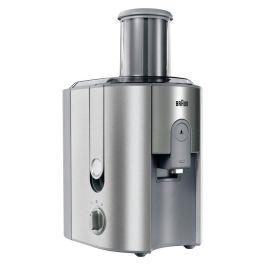 Braun J700 MultiQuick 7 Centrífuga Acero Inoxidable 1000W - 2 Velocidades, 1.25L Recolector Jugo, 2L Pulpa, Chimenea 75mm