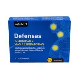 Vitalart Defensas Inmunidad con Equinácea, Zinc y Vitaminas C y D, Complemento Alimenticio para el Sistema Inmune, 15 Comprimidos Precio: 9.6900001. SKU: B13GHJB3VM