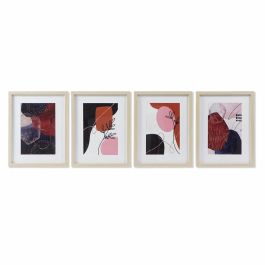 Cuadro Moderno DKD Home Decor Multicolor 2 x 45 x 35 cm (4 Unidades) Precio: 20.59000009. SKU: B155SD8ZWC