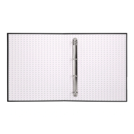 Liderpapel Carpeta de 4 Anillas 40mm Mixtas Folio Cartón Forrado Paper Coat Negra