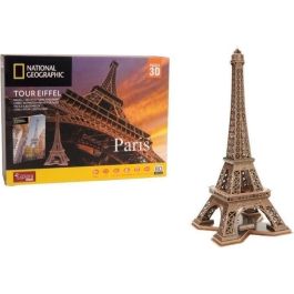 Puzzle 3D - Torre Eiffel - Juego de construcción - EXPLORA - 80 piezas - A partir de 8 años