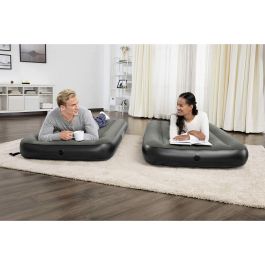 Bestway Airbed Tritech™ Connect and Rest™ Cama Hinchable 3 en 1 - Individual, Elevada o King Size - 188x99x25 cm - Soporta 150 kg