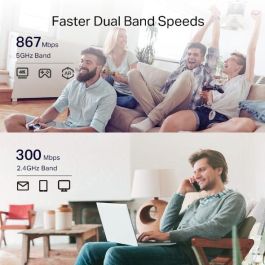 TP-Link RE335 Repetidor de Red Wi-Fi 5 AC1200 Doble Banda 1167 Mbps con Puerto Ethernet Blanco