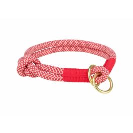 Collar de Adiestramiento para Perros Trixie Soft Rope Rojo Crema XS/S 30 cm