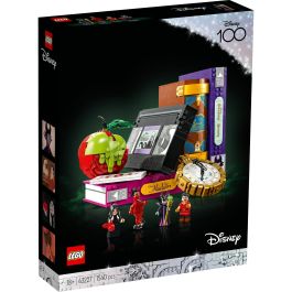 LEGO 43227 Disney 100 Iconos de Villanos - Juego de Construcción para Adultos, 1540 Piezas